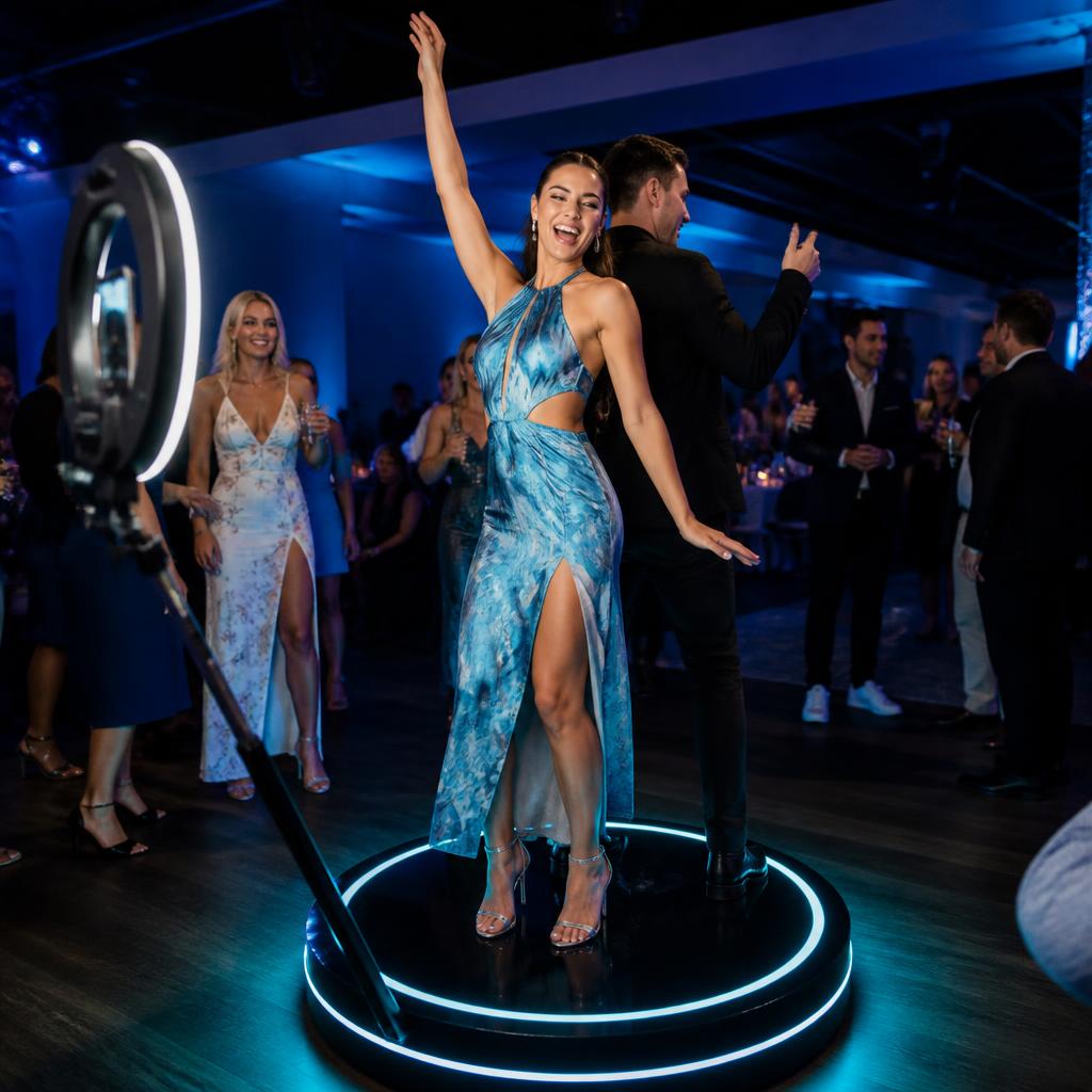360 & LED 360 Photo Booth lifestyle scene